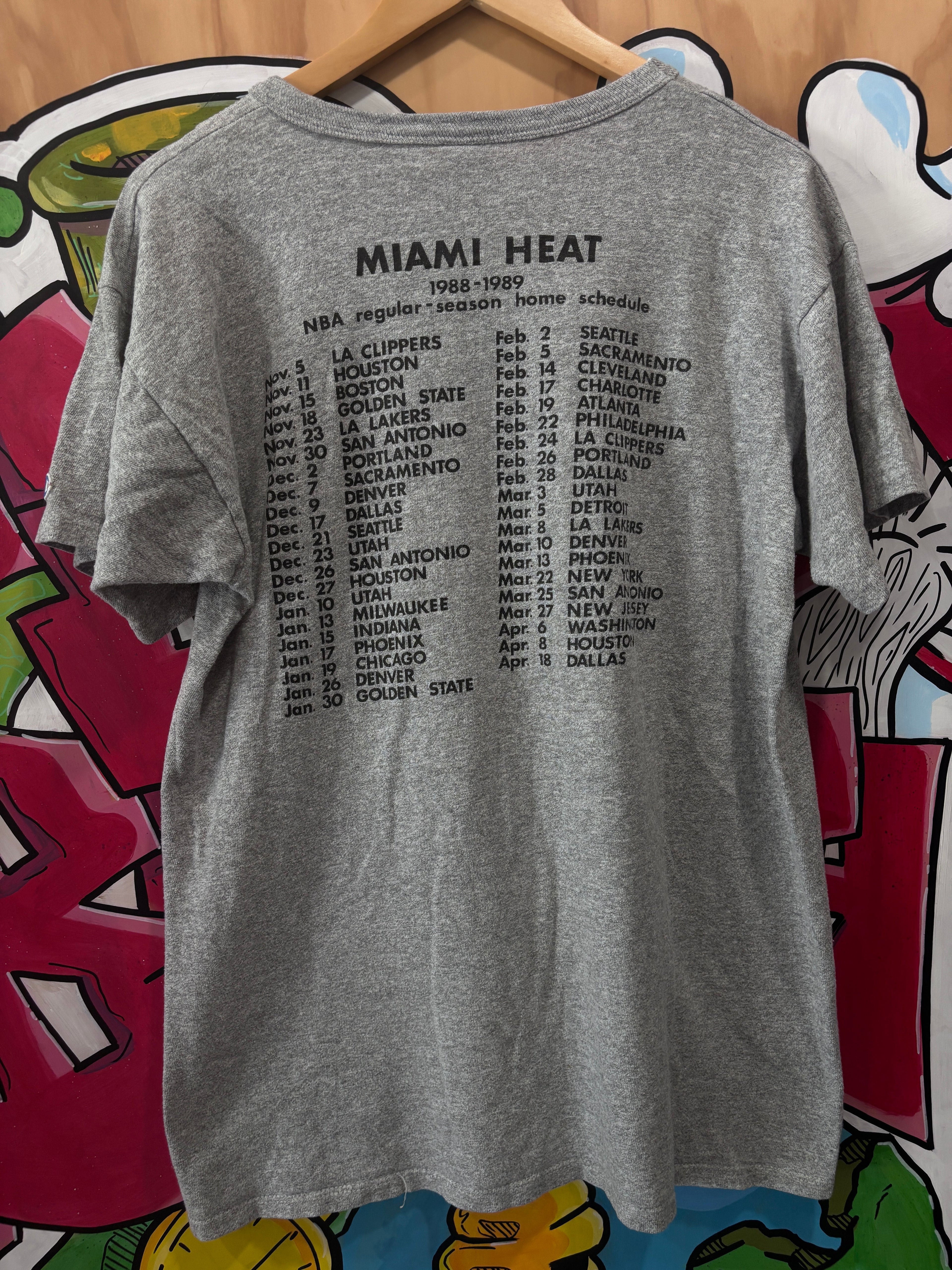 80s Champion Miami Heat Inaugural Season T-Shirt
