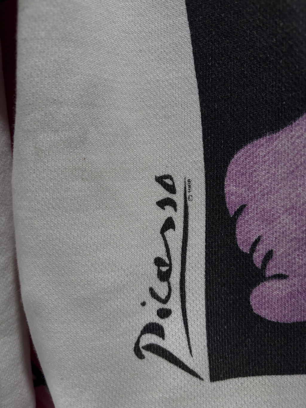 Vintage 90s Picasso Artwork Woman Sweatshirt