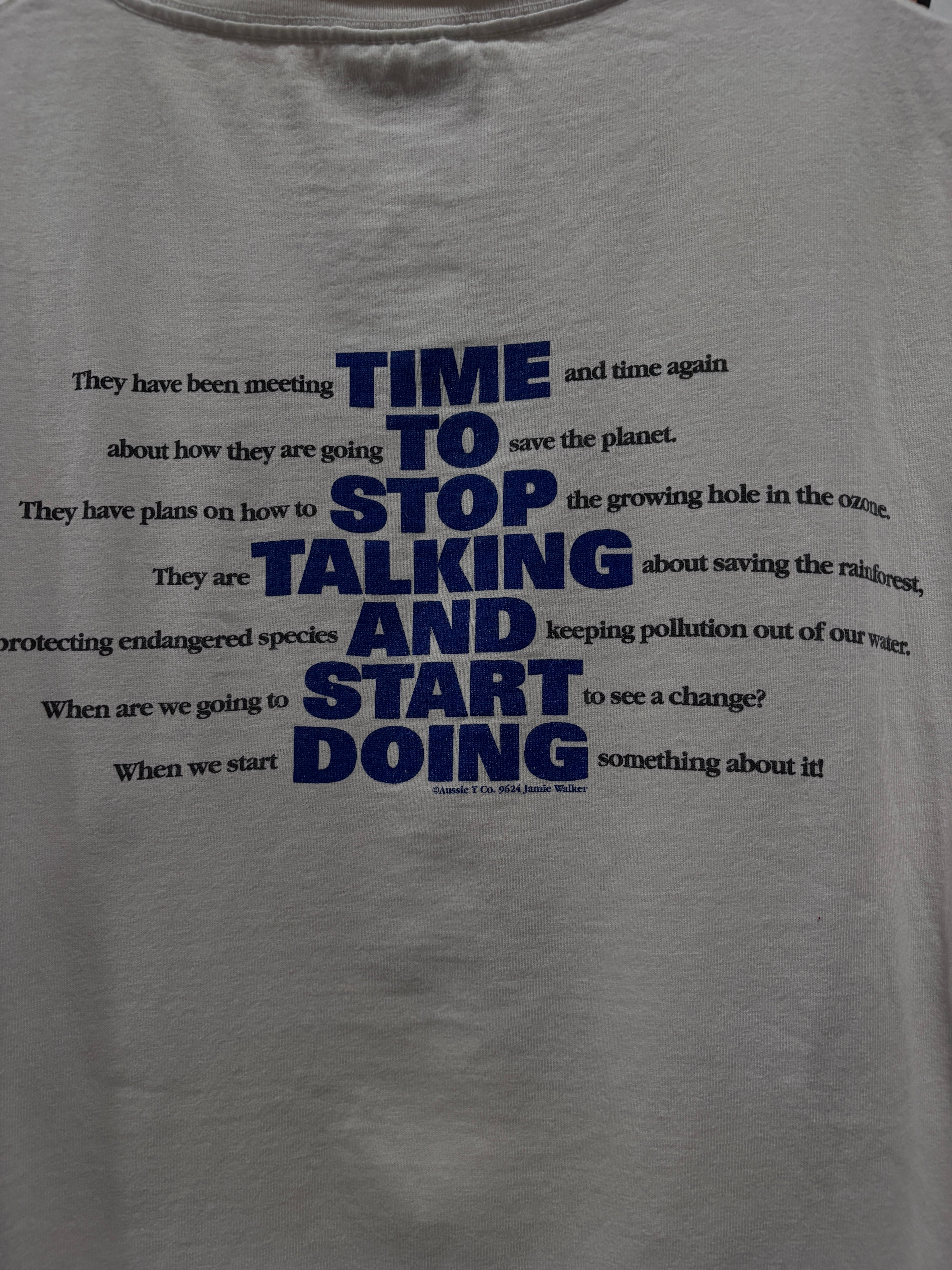 90s Start Now Earth T Shirt