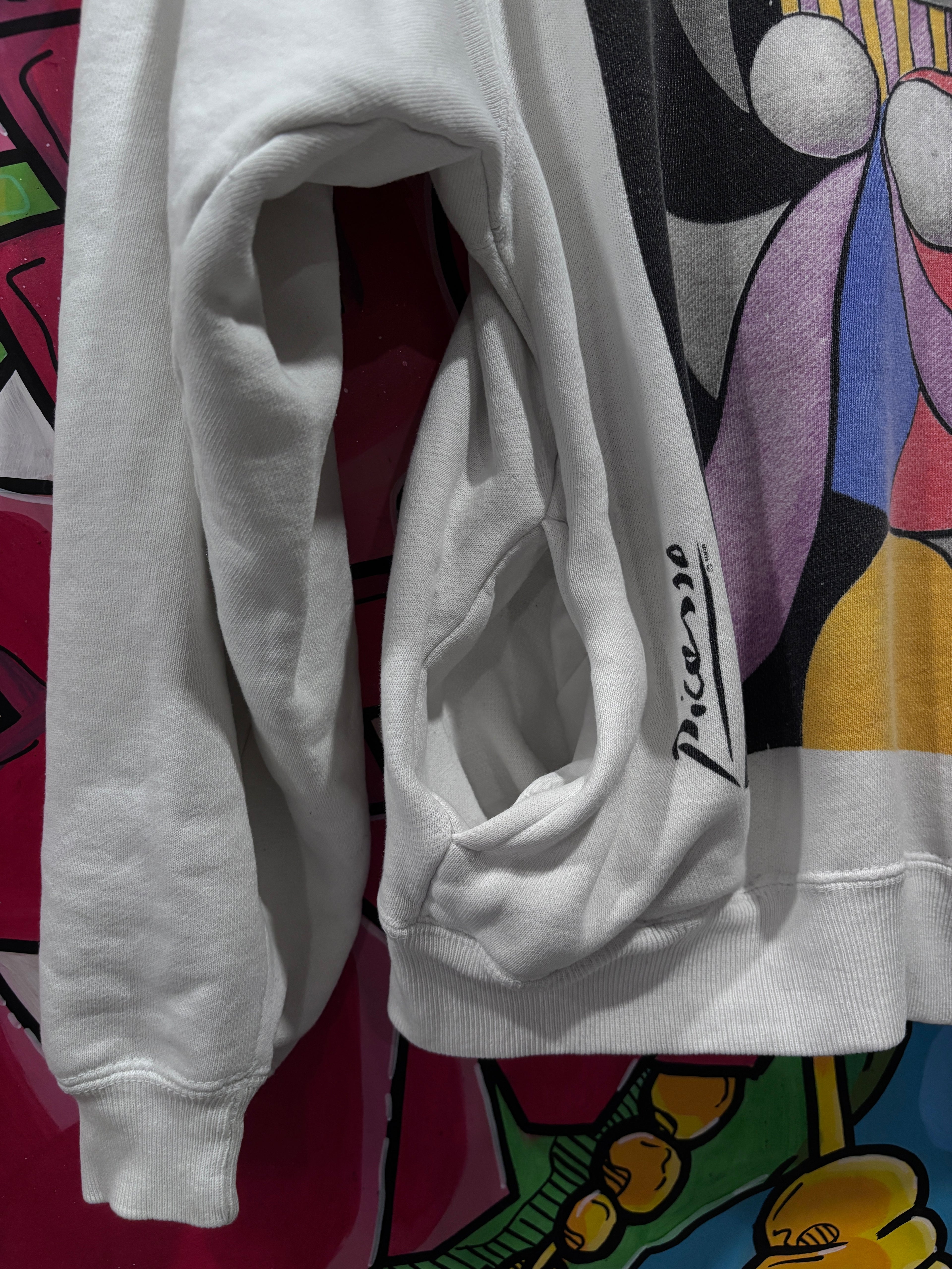Vintage 90s Picasso Artwork Woman Sweatshirt