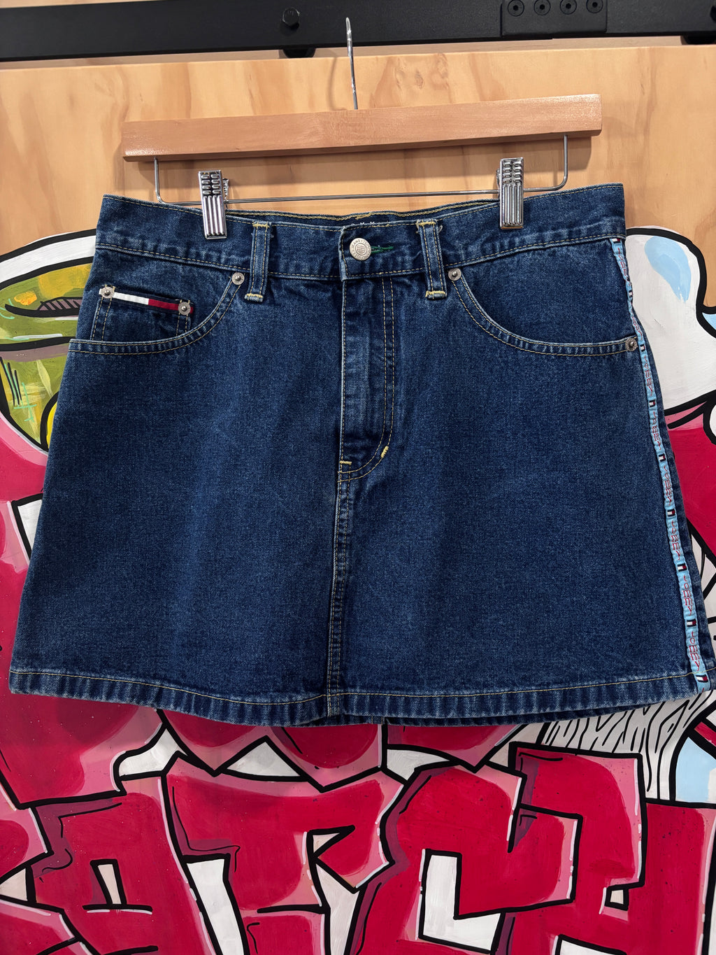 Vintage Tommy Jeans Denim
Mini Skirt