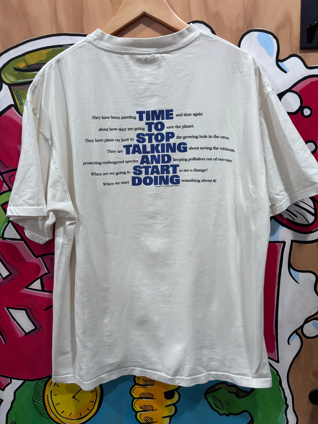 90s Start Now Earth T Shirt