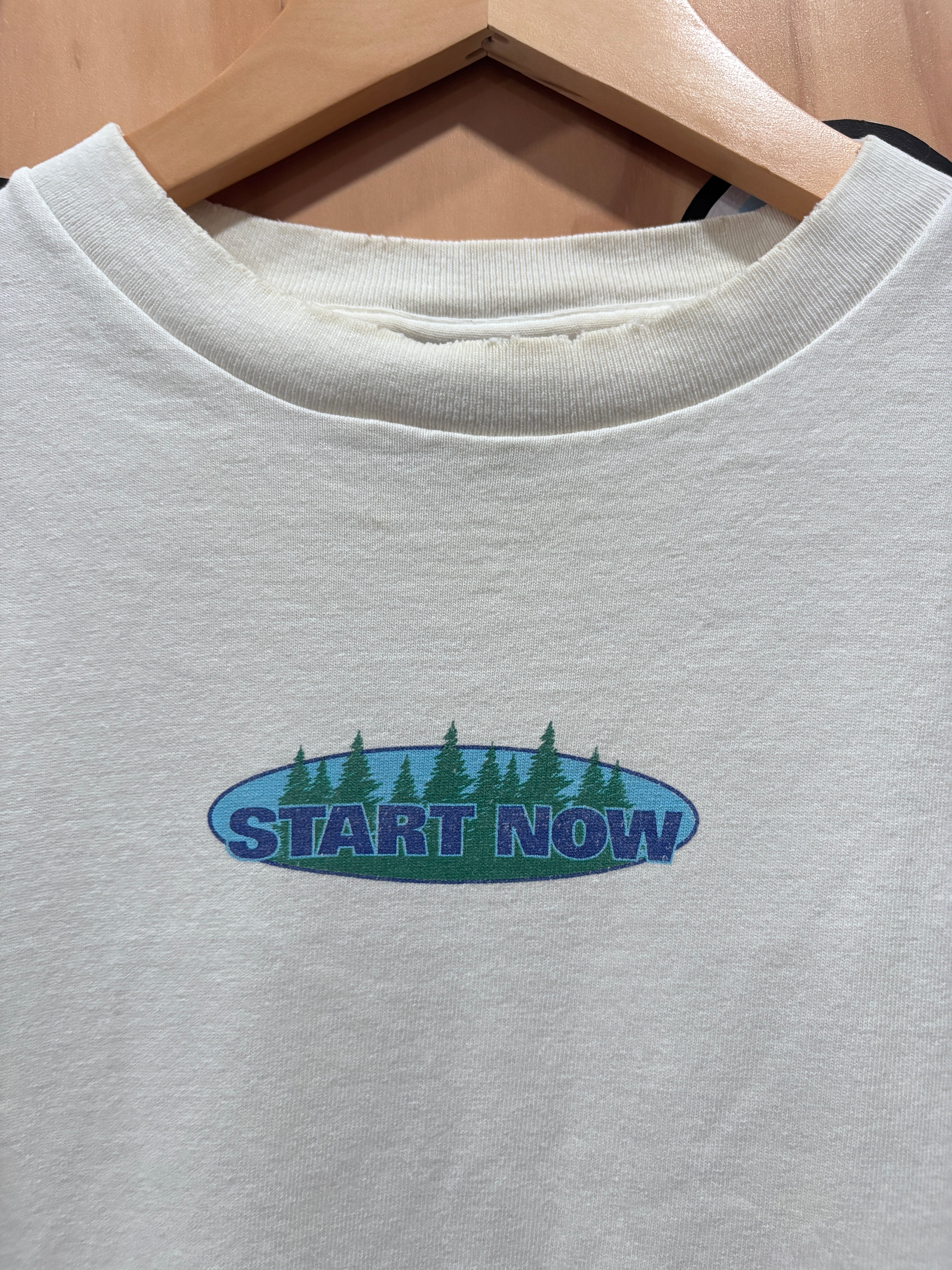 90s Start Now Earth T Shirt