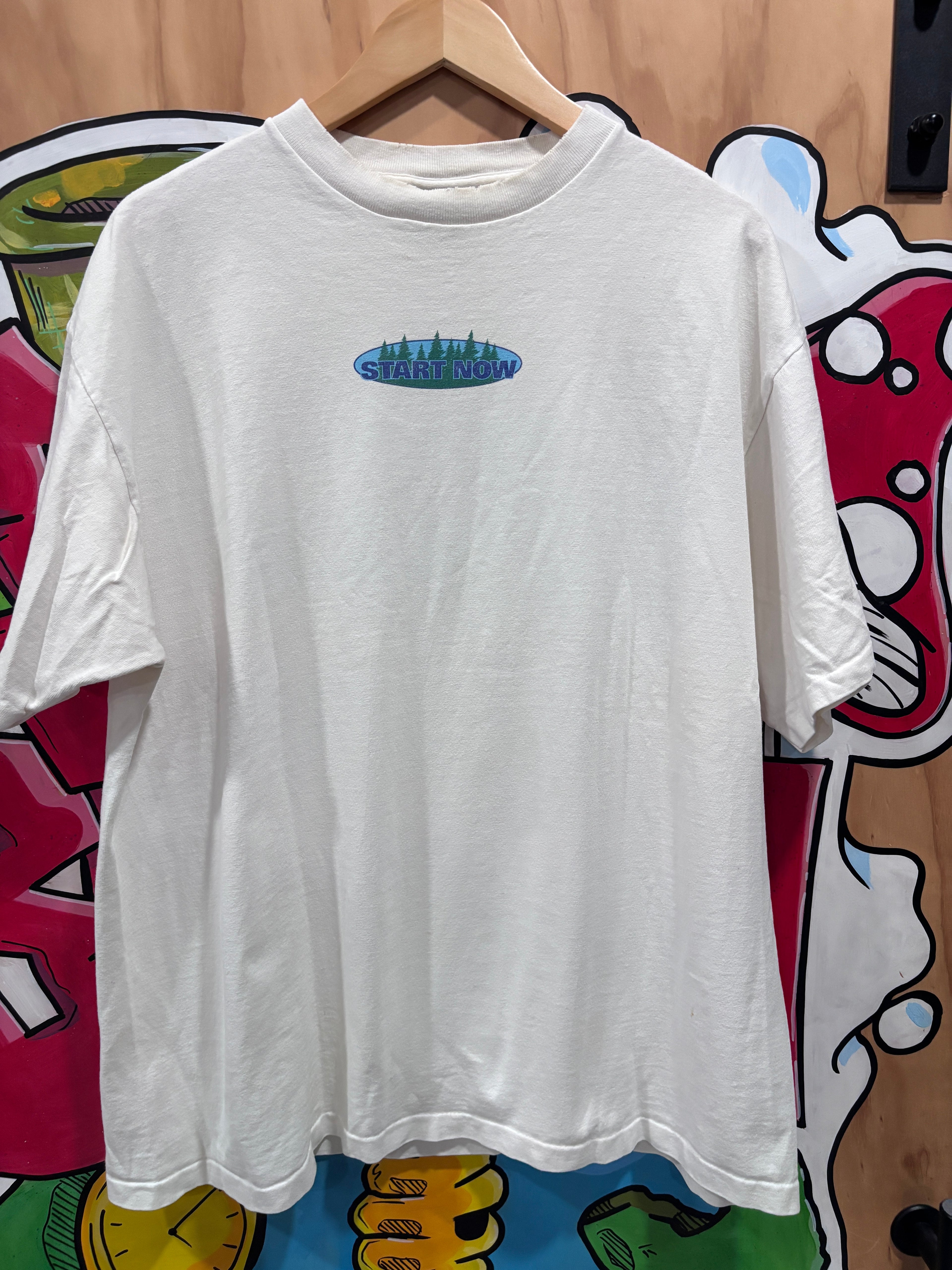 90s Start Now Earth T Shirt
