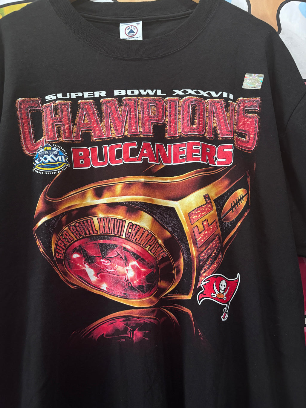 2003 Tampa Bay Buccaneers Super Bowl Ring T-Shirt