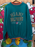 90s Logo Athletic Miami
Dolphins Embroidered
Crewneck